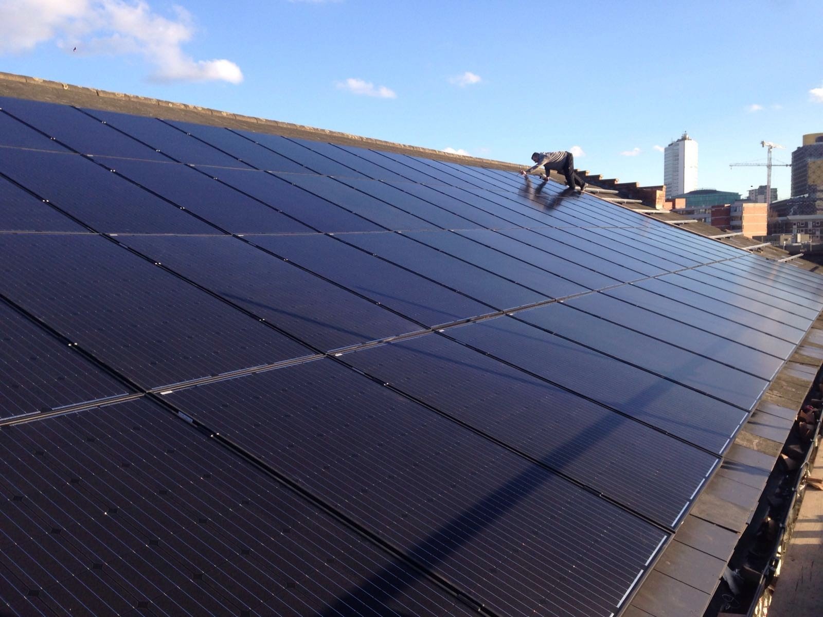 Residential solar installation
