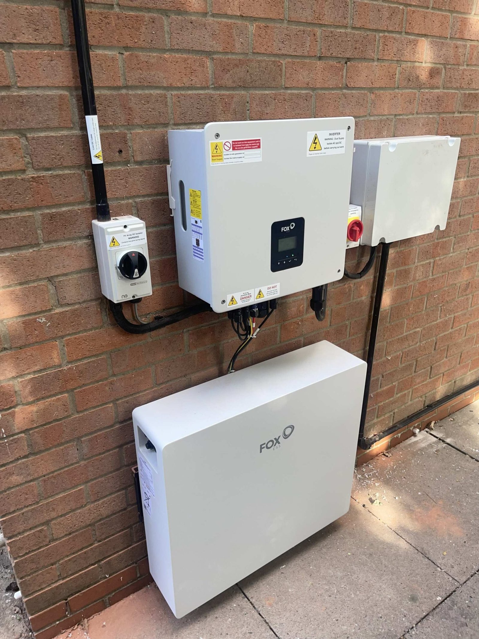 Residential solar installation