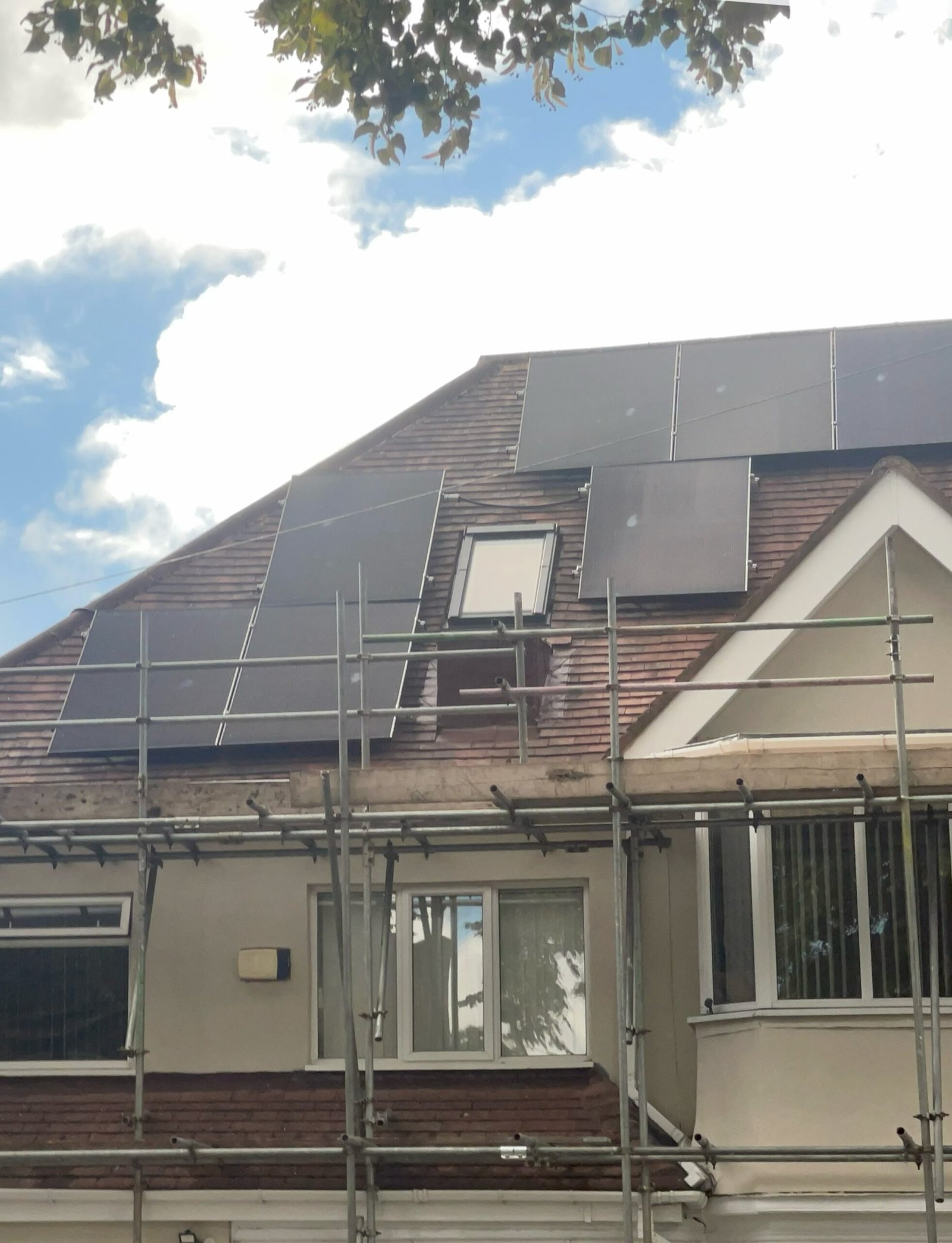 Residential solar installation