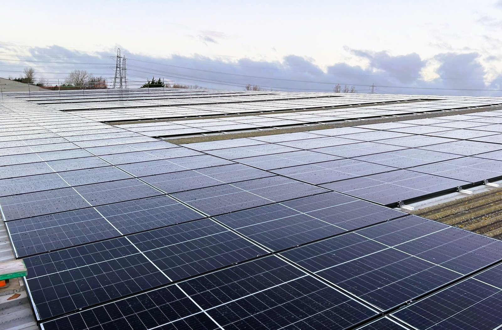 Commercial solar installation