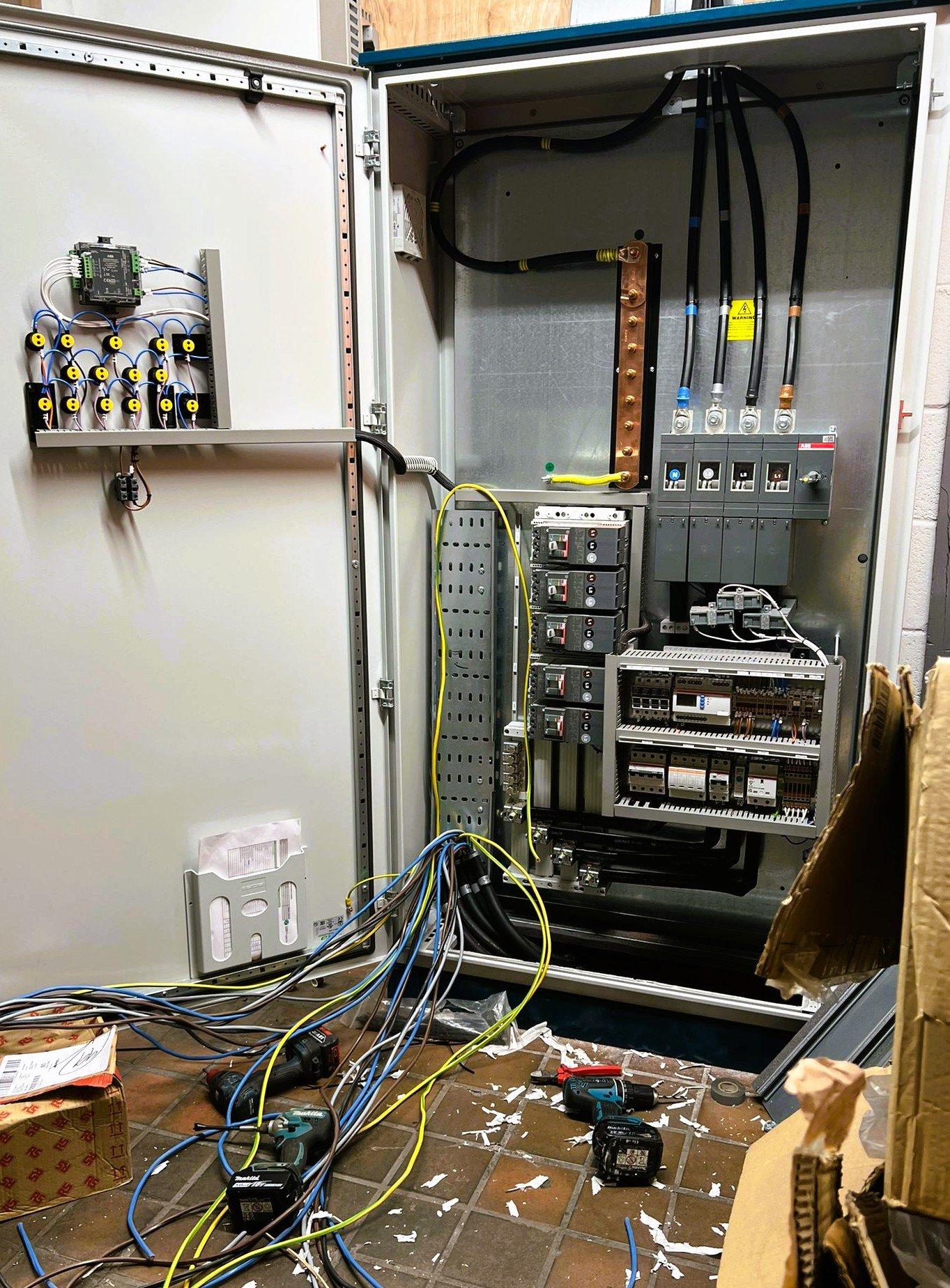 Commercial solar installation