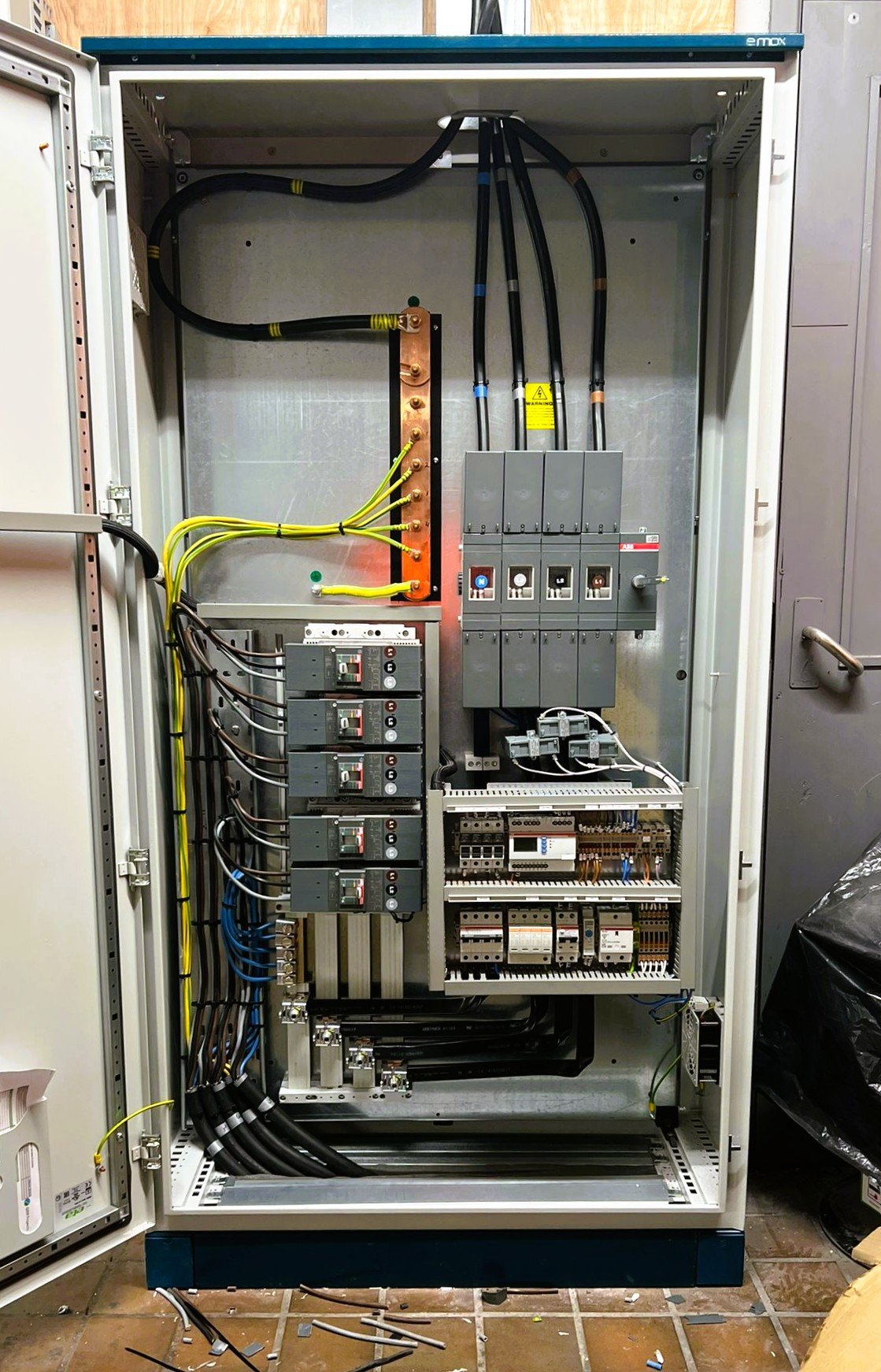 Commercial solar installation