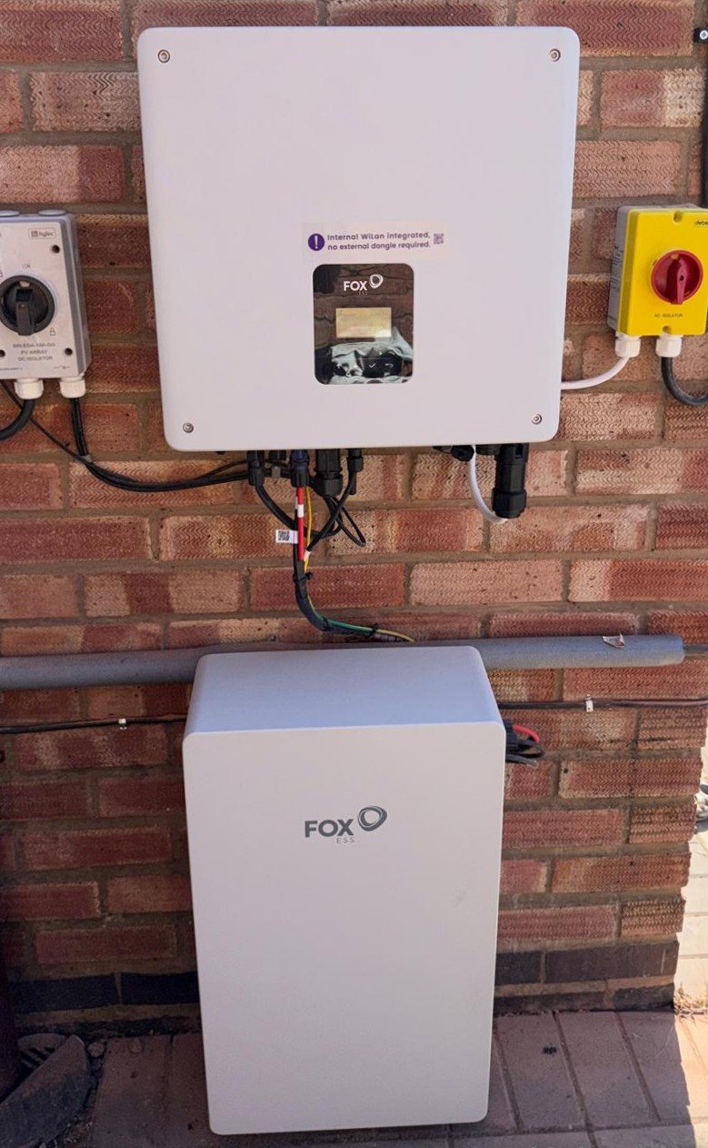 Residential solar installation