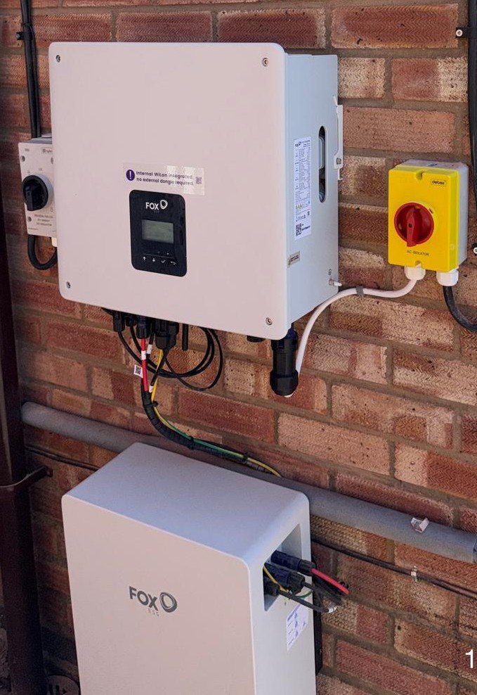 Residential solar installation